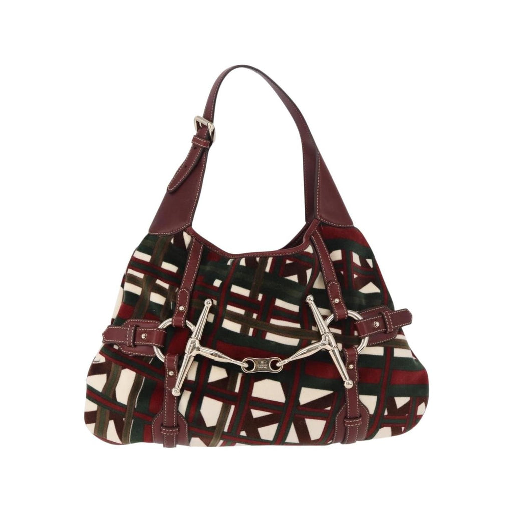 Sac Porté Épaule Gucci Vintage Jackie Shoulder Toile - Vert