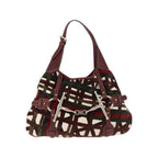 Sac Porté Épaule Gucci Vintage Jackie Shoulder Toile - Vert