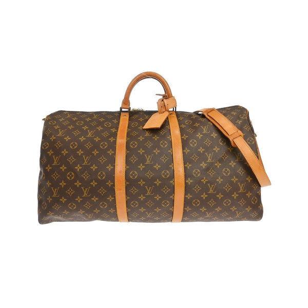 Louis Vuitton - Keepall Bandoulière 60 canvas travel bag - Brown