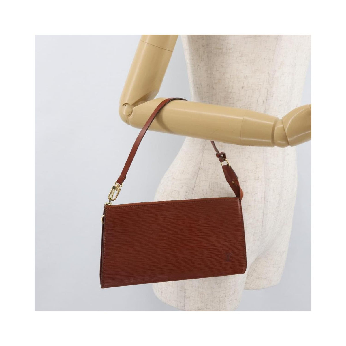 Pochette Louis Vuitton Pochette Accessoires Cuir - Marron