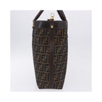 Sac À Main Fendi Vintage Zucca Toile - Marron