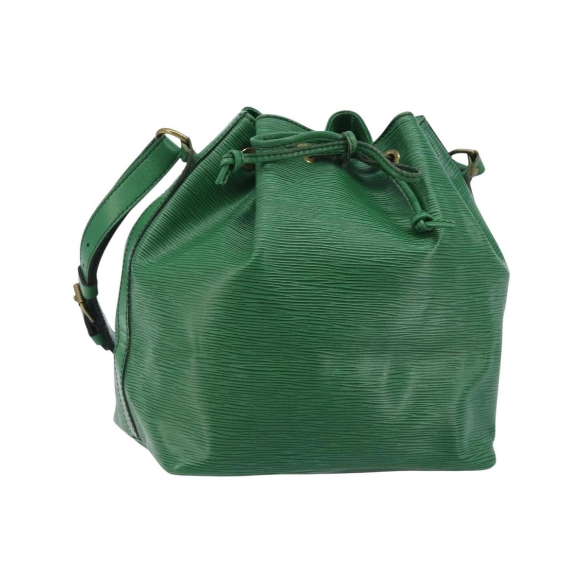 Sac Porté Épaule Louis Vuitton Petit Noe Medium Cuir - Vert