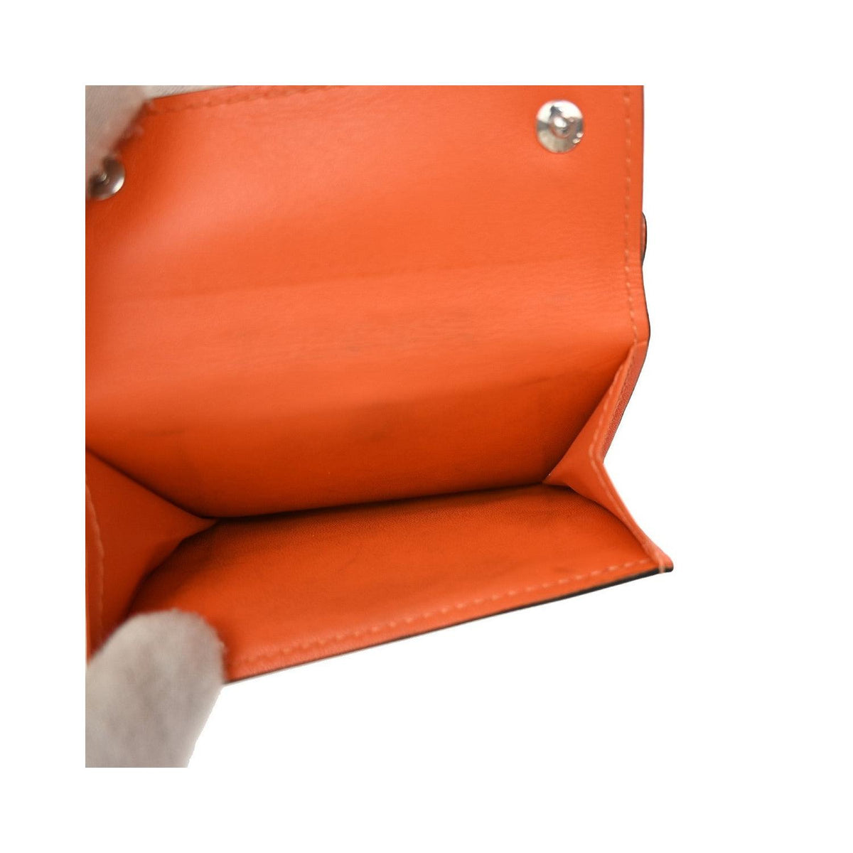 Portefeuille Louis Vuitton Discovery Compact Cuir - Orange