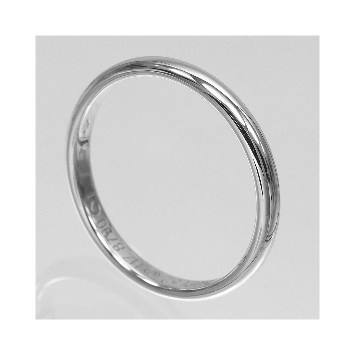 Bague Cartier 1895 Wedding Band 2.5Mm Platinum - Argent
