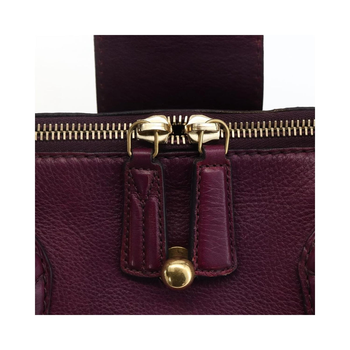 Cabas Saint Laurent Bicolor Muse Two Cabas Cuir - Violet