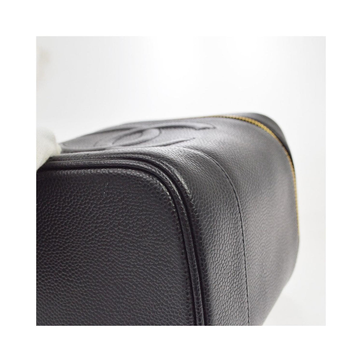 Pochette Chanel Vintage Timeless Vanity Case Small Cuir - Noir