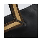 Cabas Gucci Vintage Web Tote Cuir - Noir