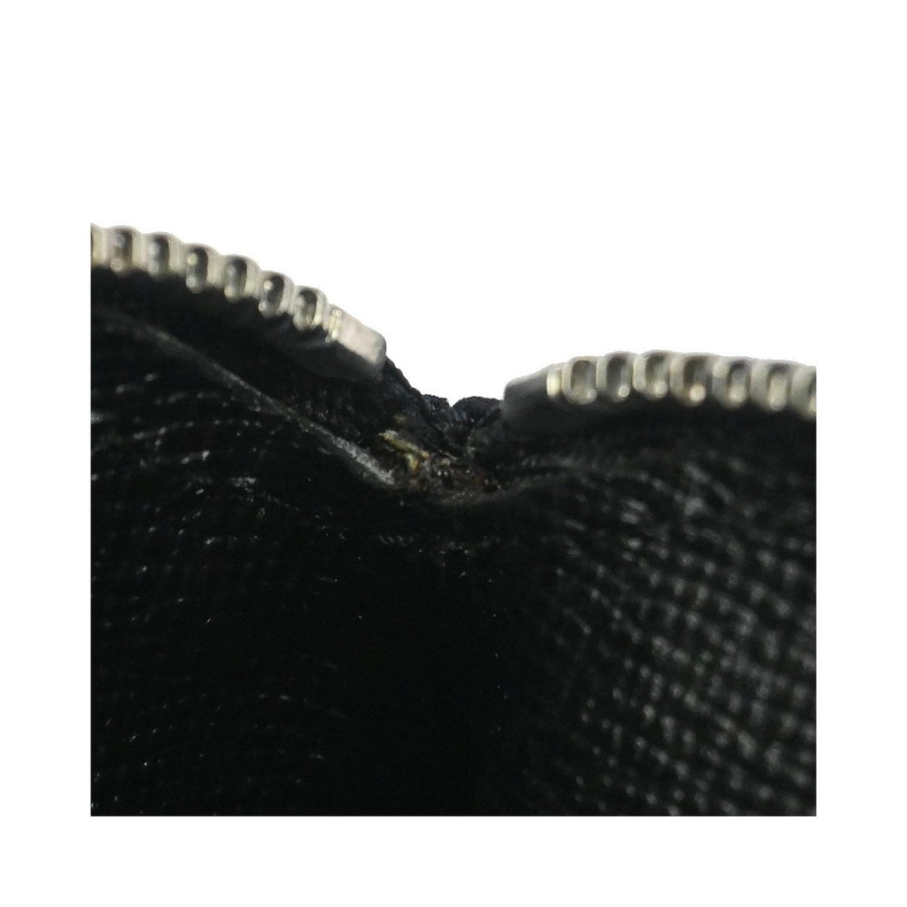 Portefeuille Louis Vuitton Round Coin Purse Cuir - Noir