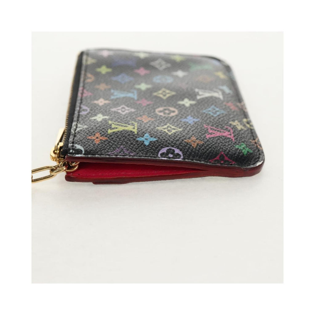 Louis Vuitton - Portamonete Pochette Clés NM in tela - Nero