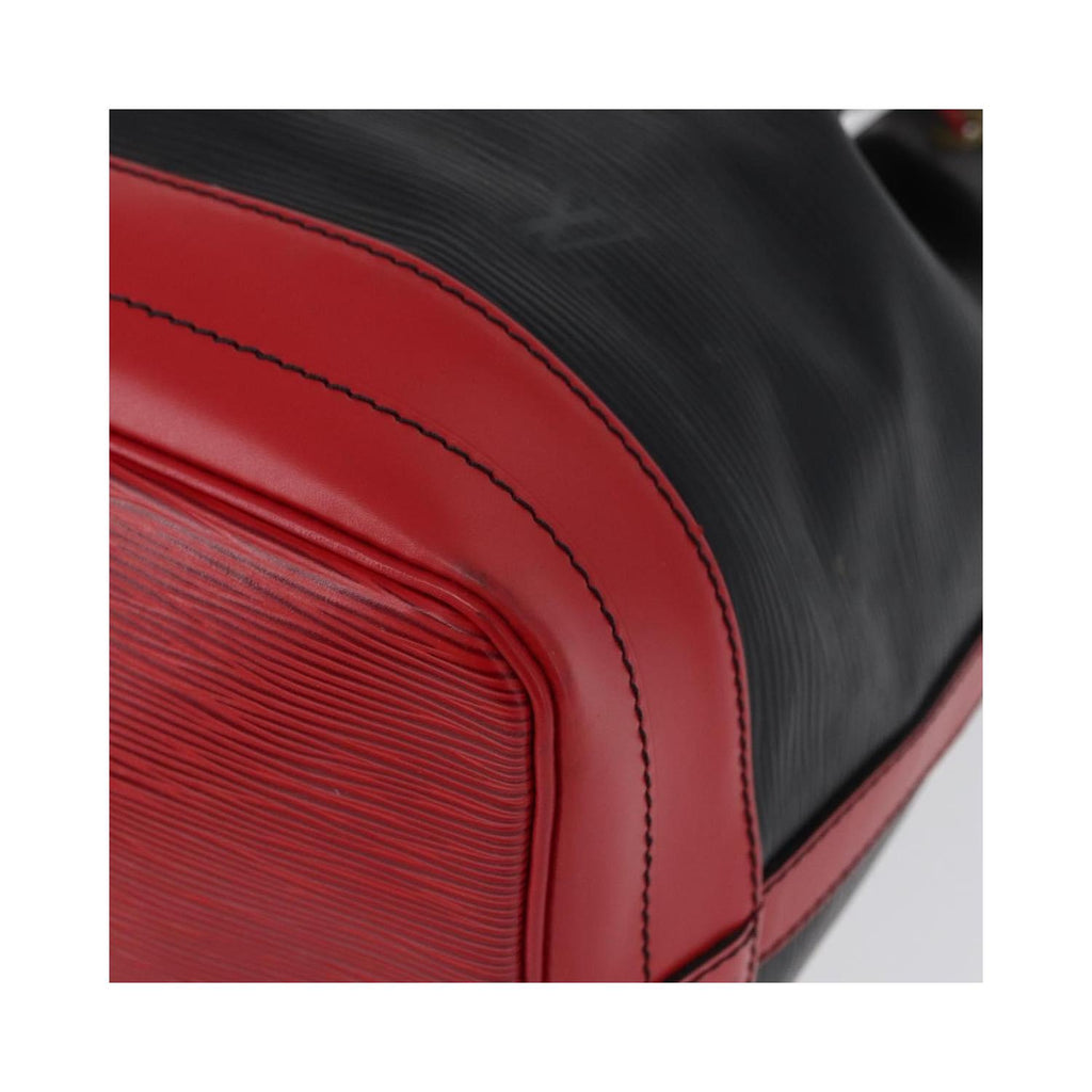 Sac Porté Épaule Louis Vuitton Bicolor Noe Large Cuir - Noir