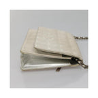 Sac Chanel Travel Line Wallet On Chain Nylon - Argent