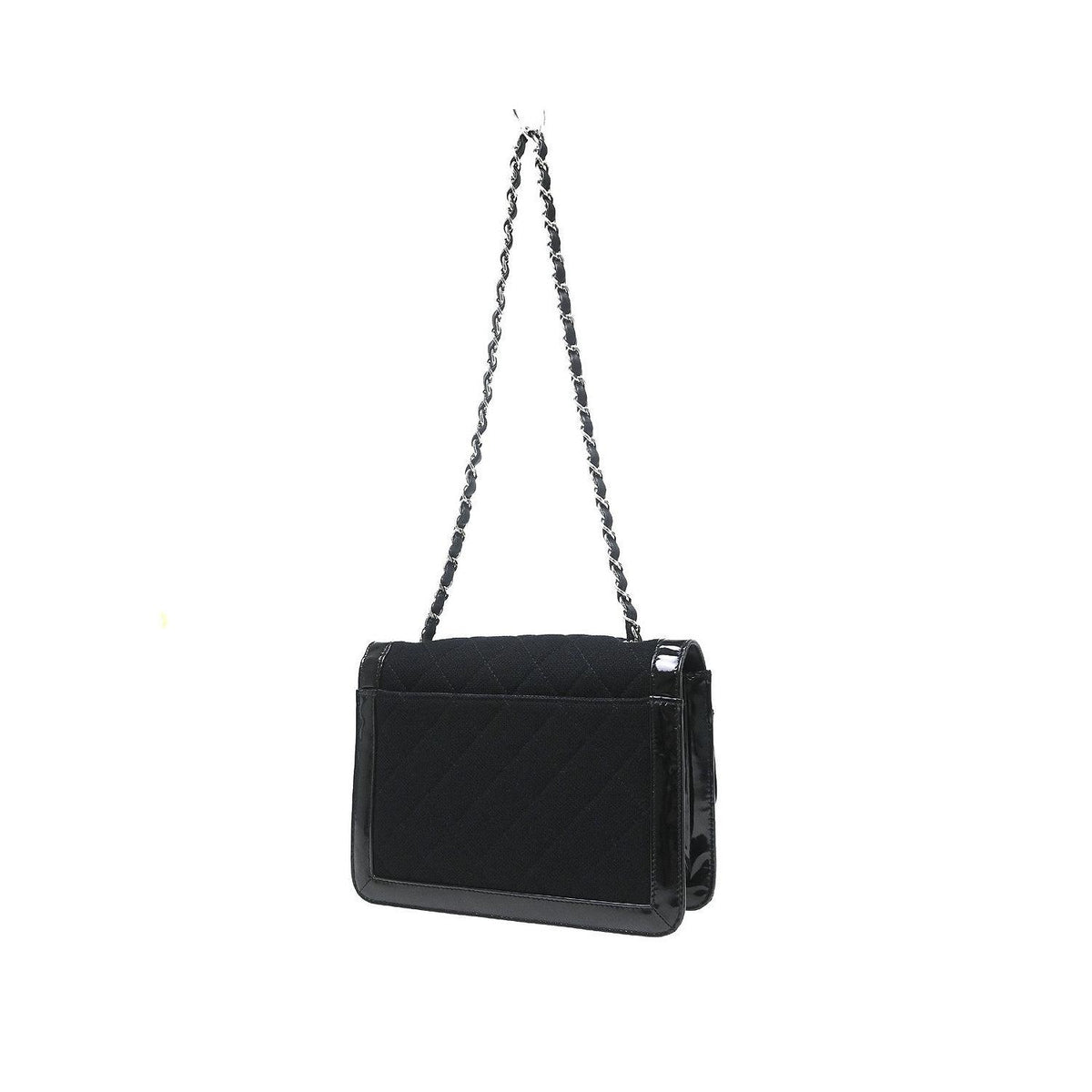 Sac Porté Épaule Chanel Reissue Flap Mini Toile - Noir