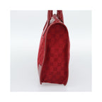 Sac À Main Gucci Structured Top Handle Open Tote Large Toile - Rouge