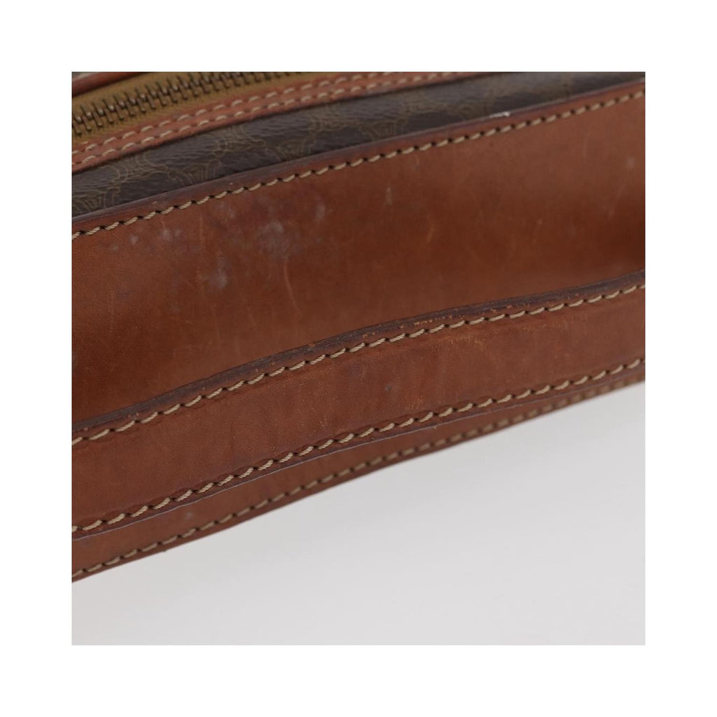 Pochette Celine Macadam Vanity Toile - Marron