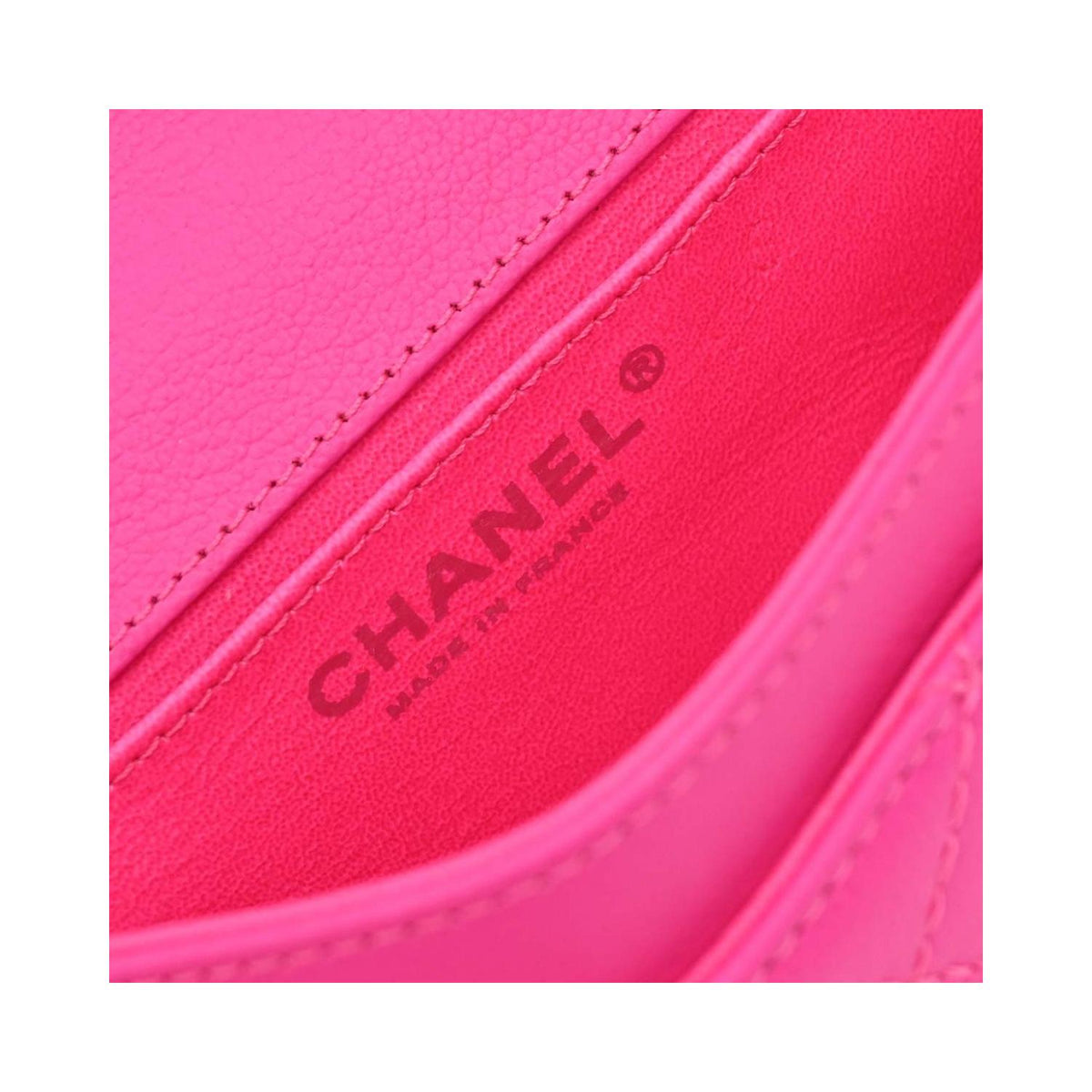 Chanel - Sac Porté Épaule Reissue 2.55 Flap Clutch Cuir - Rose