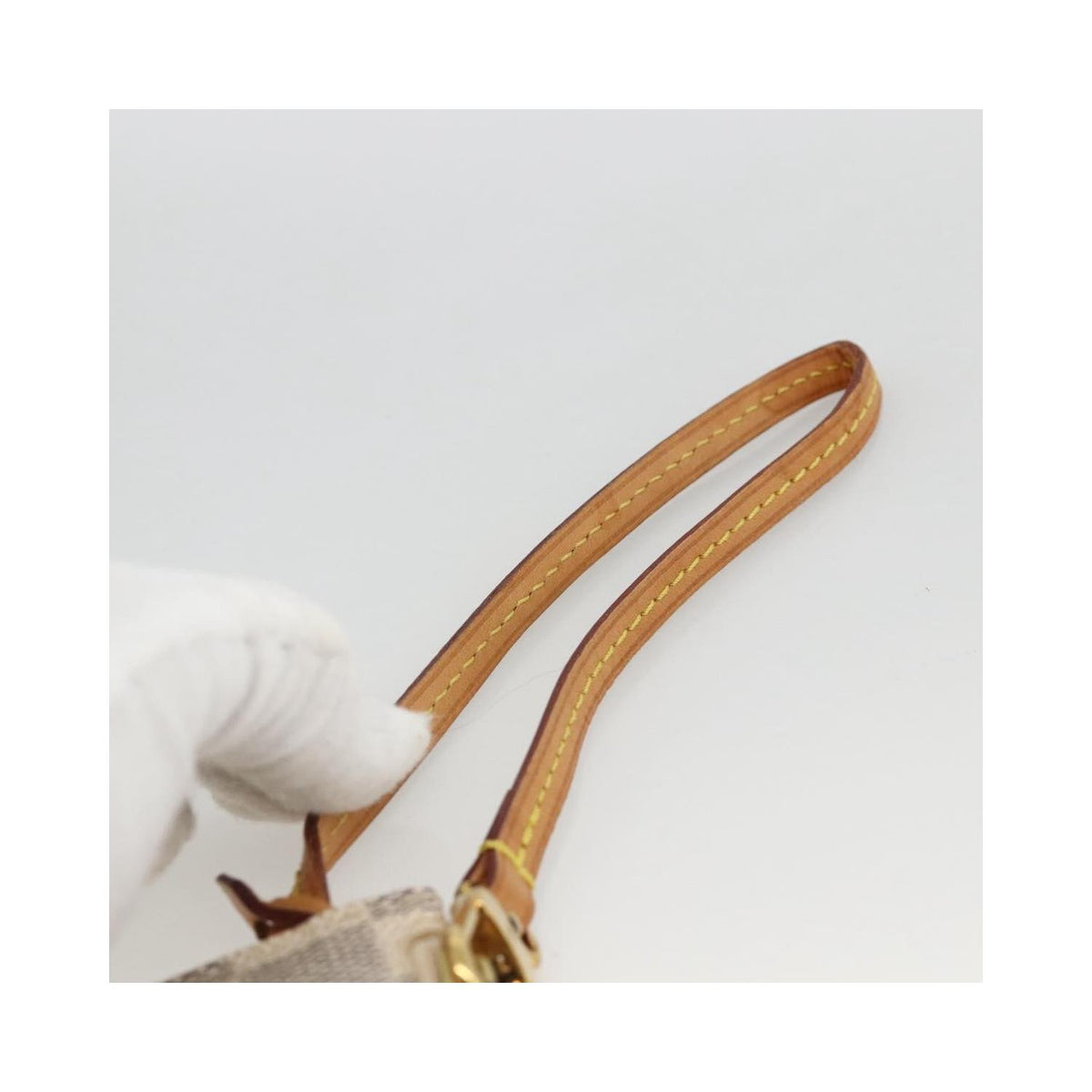 Pochette Louis Vuitton Neverfull Pochette Small Toile - Blanc