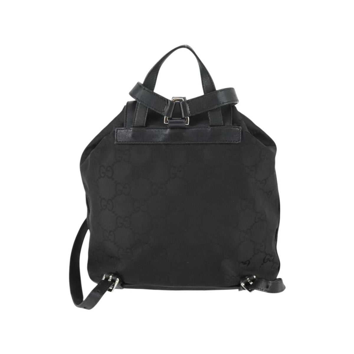 Sac À Dos Gucci Vintage Jackie Backpack Medium Toile - Noir