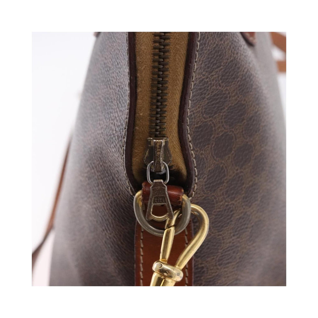 Sac À Main Celine Macadam Small Pvc - Marron