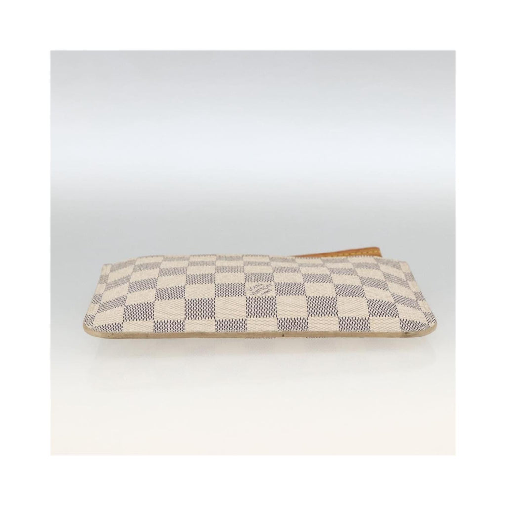 Pochette Louis Vuitton Neverfull Pochette Small Toile - Blanc