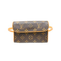 Pochette Louis Vuitton Florentine Pochette Small Toile - Marron