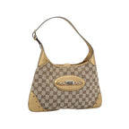Gucci - Vintage Jackie O Chain medium canvas hobo bag - Beige
