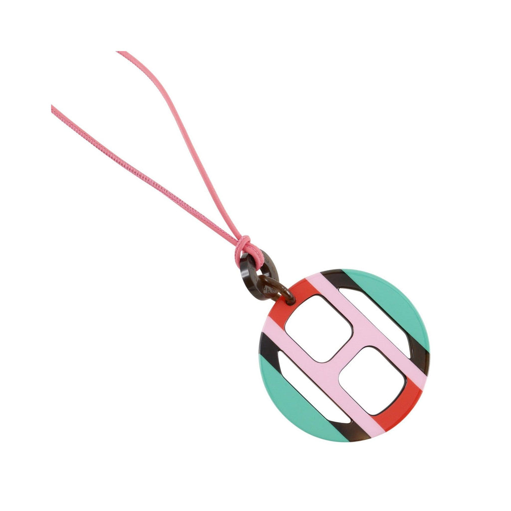 Collier Hermes Necklace Buffalo Horn And Horn - Rose