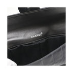 Sac Porté Épaule Chanel Travel Line Flap East West Nylon - Noir
