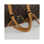 Sac De Voyage Louis Vuitton Keepall Bandoulière 60 Toile - Marron