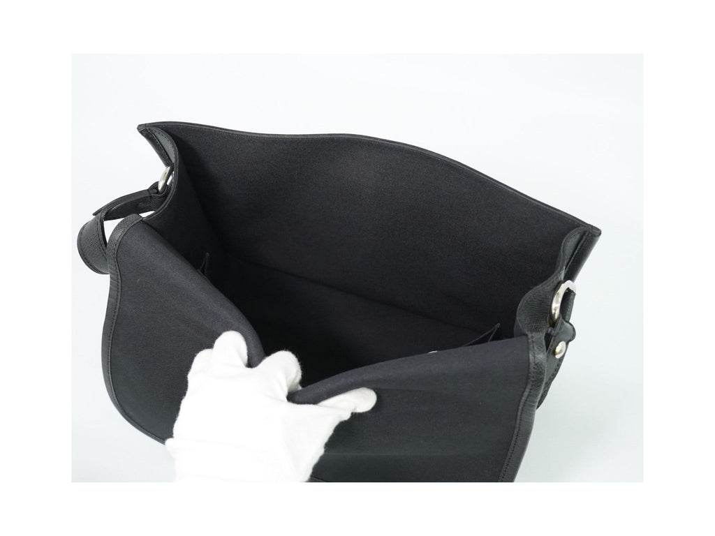 Sac Porté Épaule Louis Vuitton Alexei Messenger Cuir - Noir
