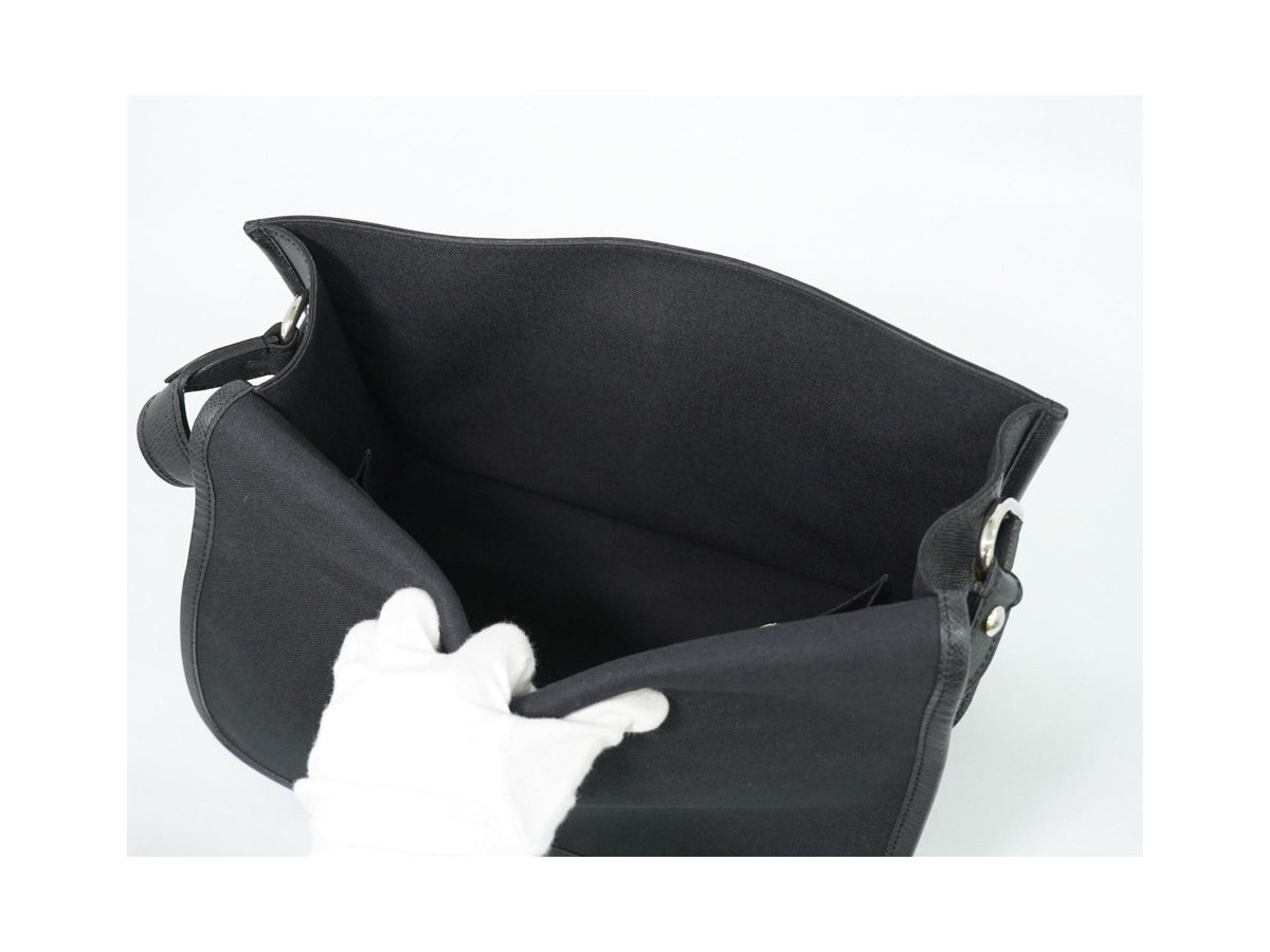 Sac Porté Épaule Louis Vuitton Alexei Messenger Cuir - Noir