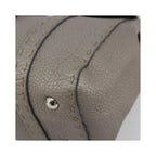 Sac À Main Fendi Selleria Linda Satchel Mini Cuir - Gris