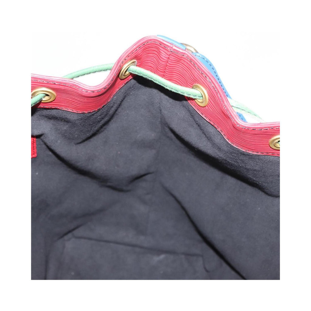 Sac Porté Épaule Louis Vuitton Tricolor Noe Handbag Large Cuir - Rouge