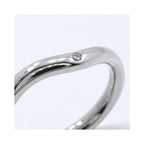 Bague Tiffany & Co. Elsa Peretti Curved Wedding Band Platinum - Argent