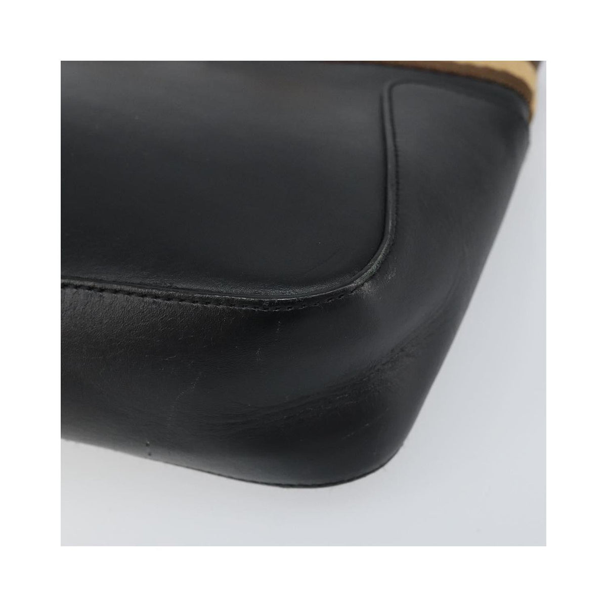 Cabas Gucci Vintage Web Tote Cuir - Noir