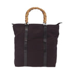 Gucci Bolso tote Bamboo Lona grande