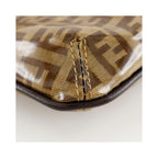 Sac Porté Épaule Fendi Zucchino Mamma Baguette Plastic - Marron