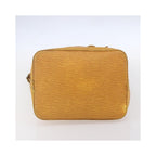 Sac Porté Épaule Louis Vuitton Petit Noe Handbag Small Cuir - Jaune