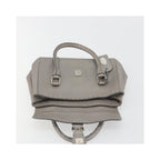 Sac À Main Fendi Selleria Linda Satchel Mini Cuir - Gris