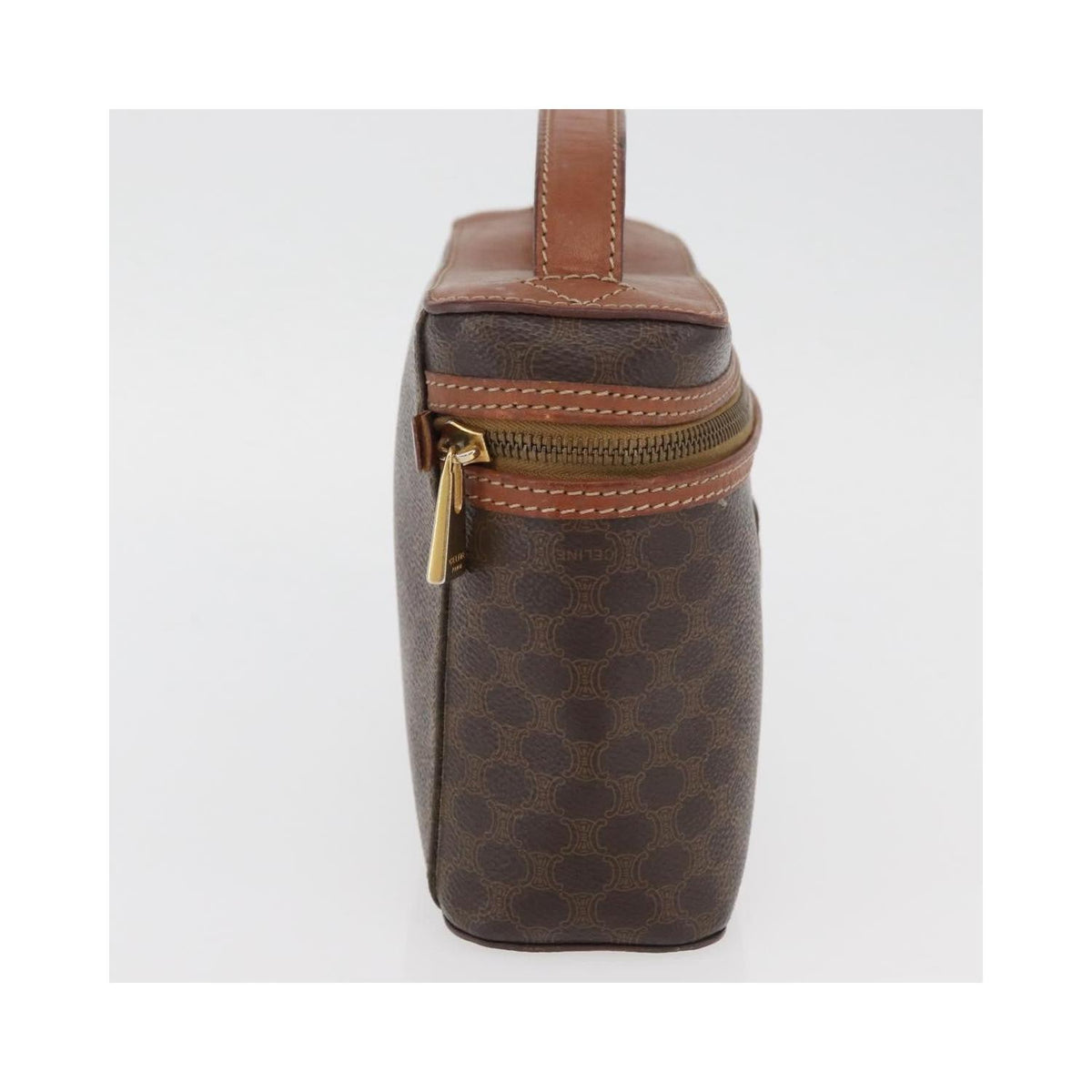 Pochette Celine Macadam Vanity Toile - Marron