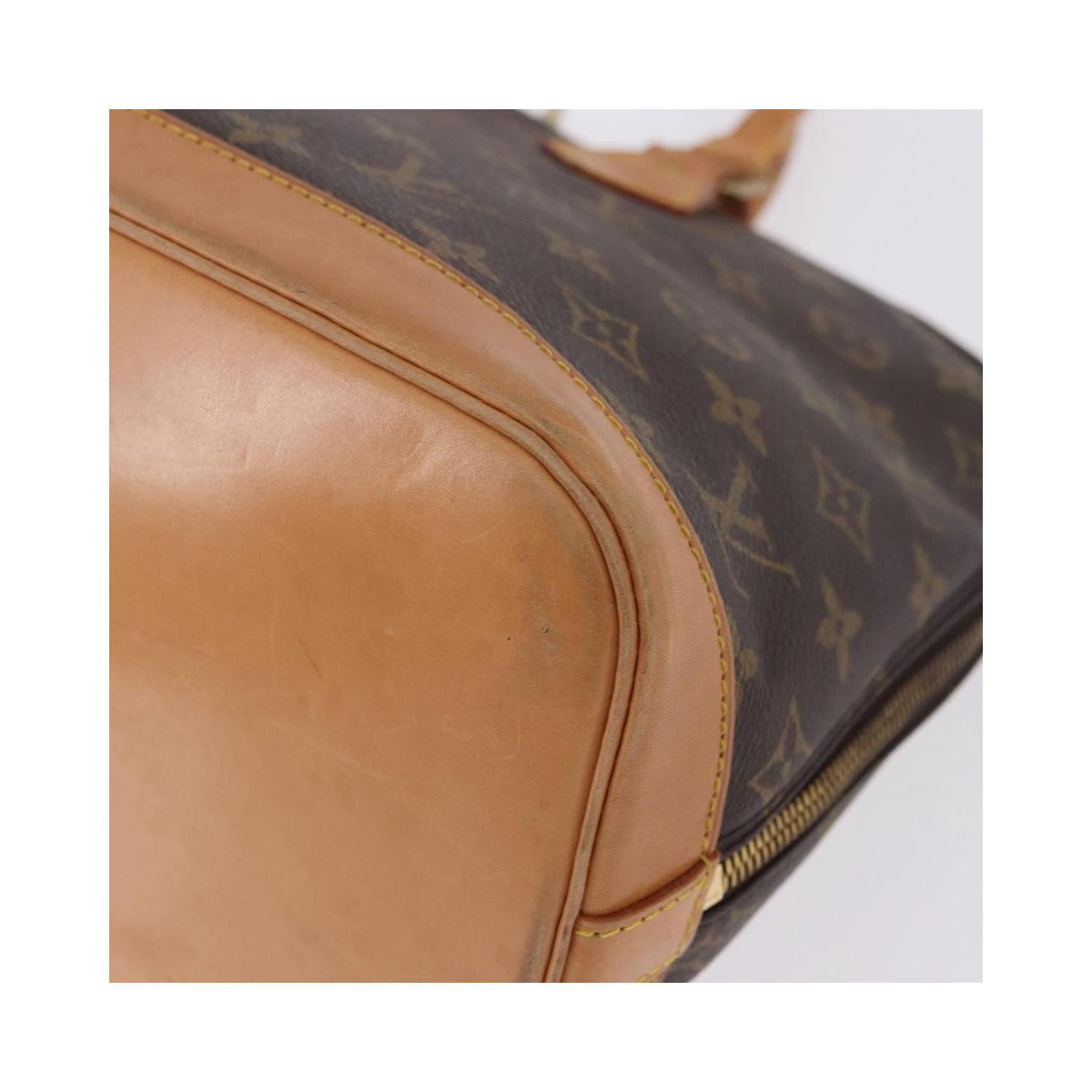 Sac À Main Louis Vuitton Vintage Alma Pm Toile - Marron