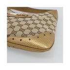 Gucci - Vintage Jackie O Chain medium canvas hobo bag - Beige