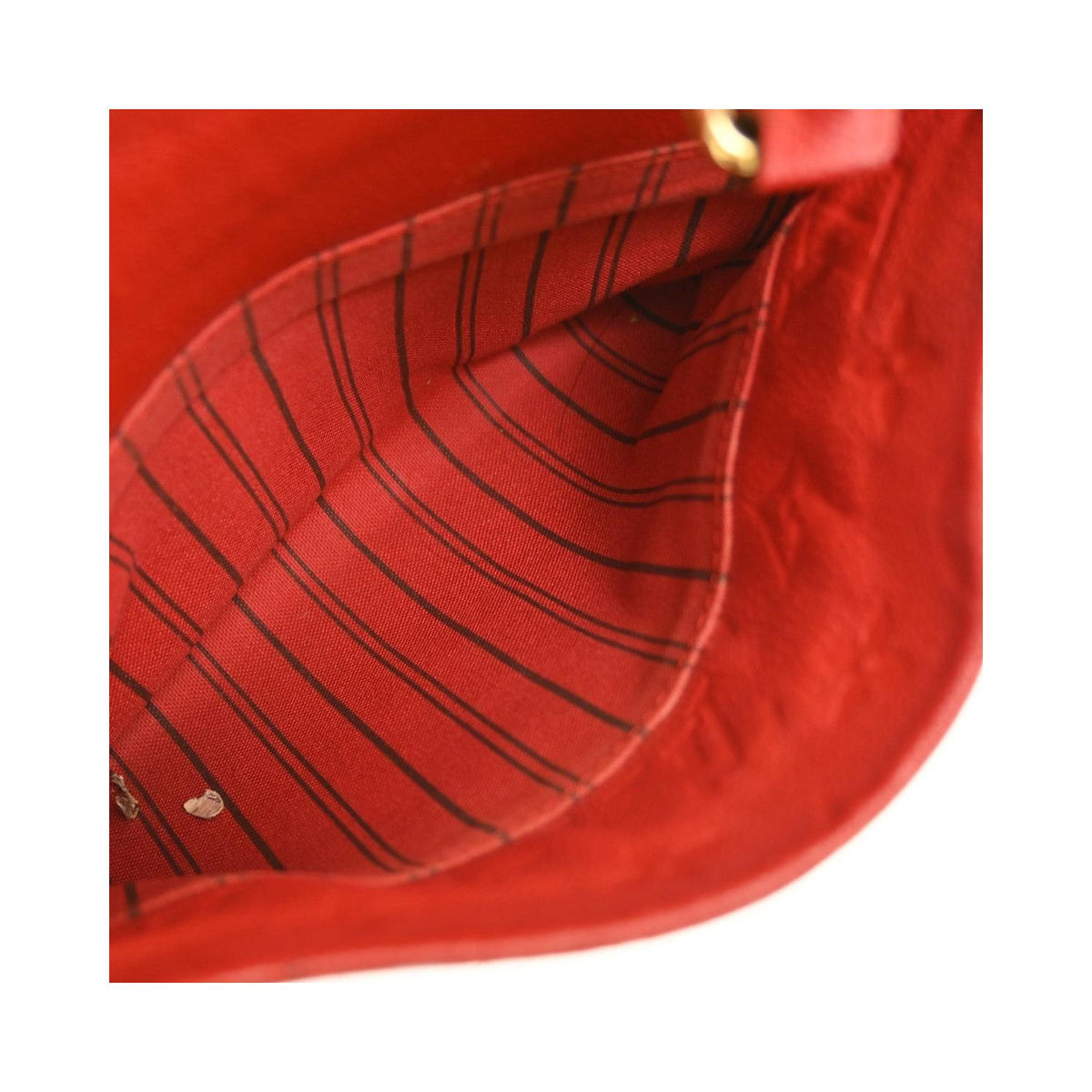 Sac À Main Louis Vuitton Speedy Bandouliere Nm 25 Cuir - Rouge