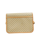 Bolso de hombro Celine Vintage Macadam con logo circular de PVC - Beige