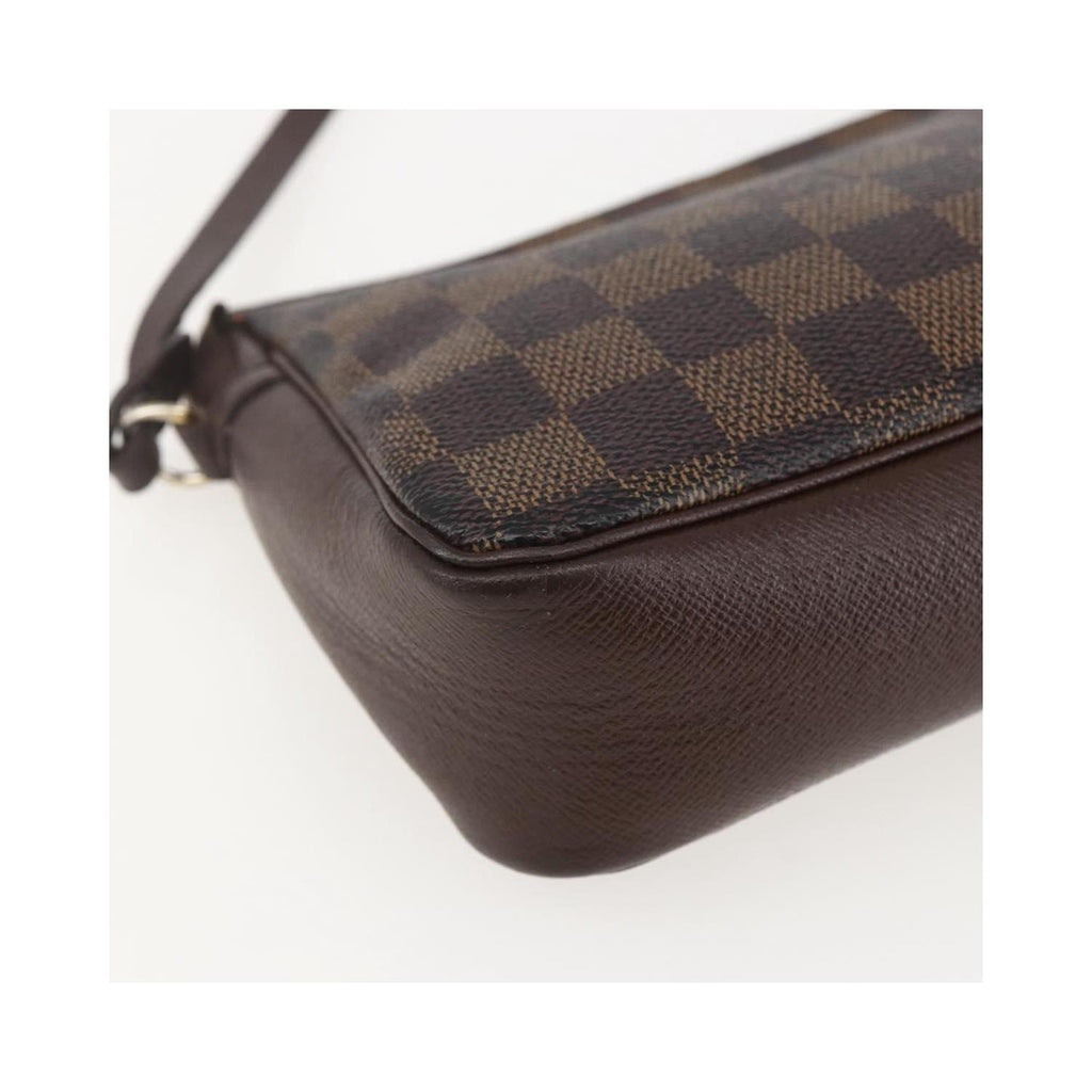 Pochette Louis Vuitton Trousse Make Up Small Toile - Marron