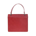Chanel Vintage CC Flap Top Handle calfskin bag - Red