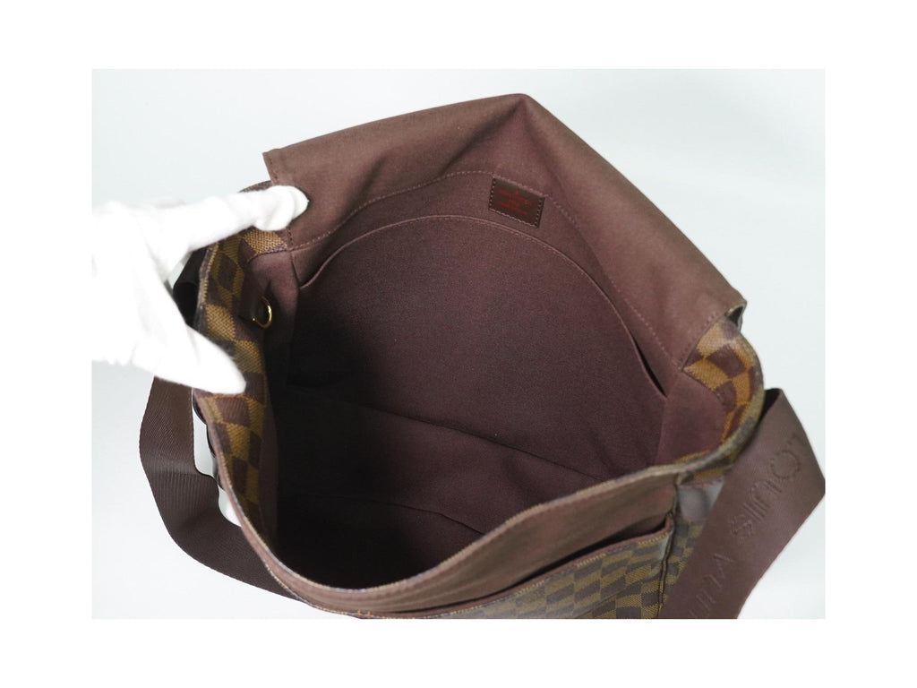 Borsa a spalla Louis Vuitton Bastille PM in tela - Marrone