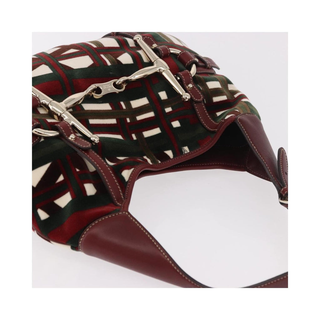 Sac Porté Épaule Gucci Vintage Jackie Shoulder Toile - Vert