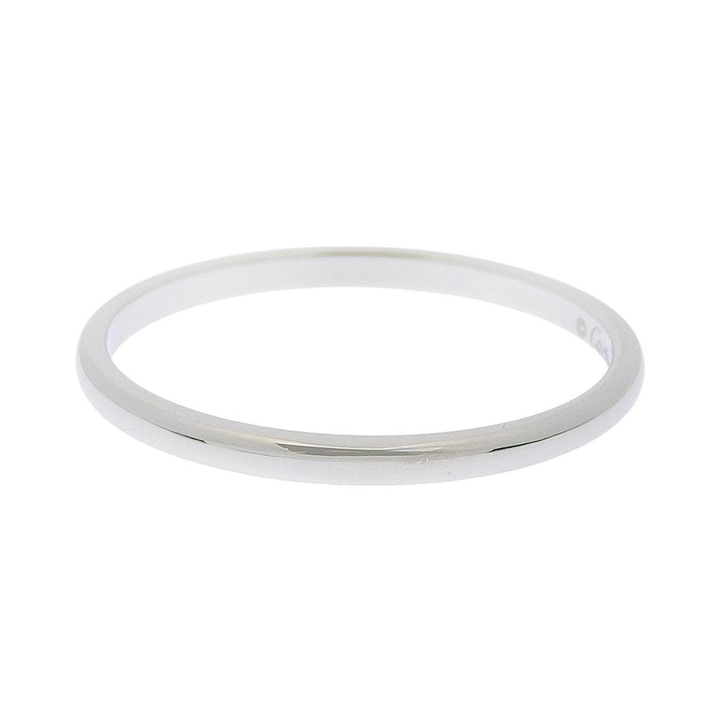 Alianza Cartier 1895 Platino 2 mm