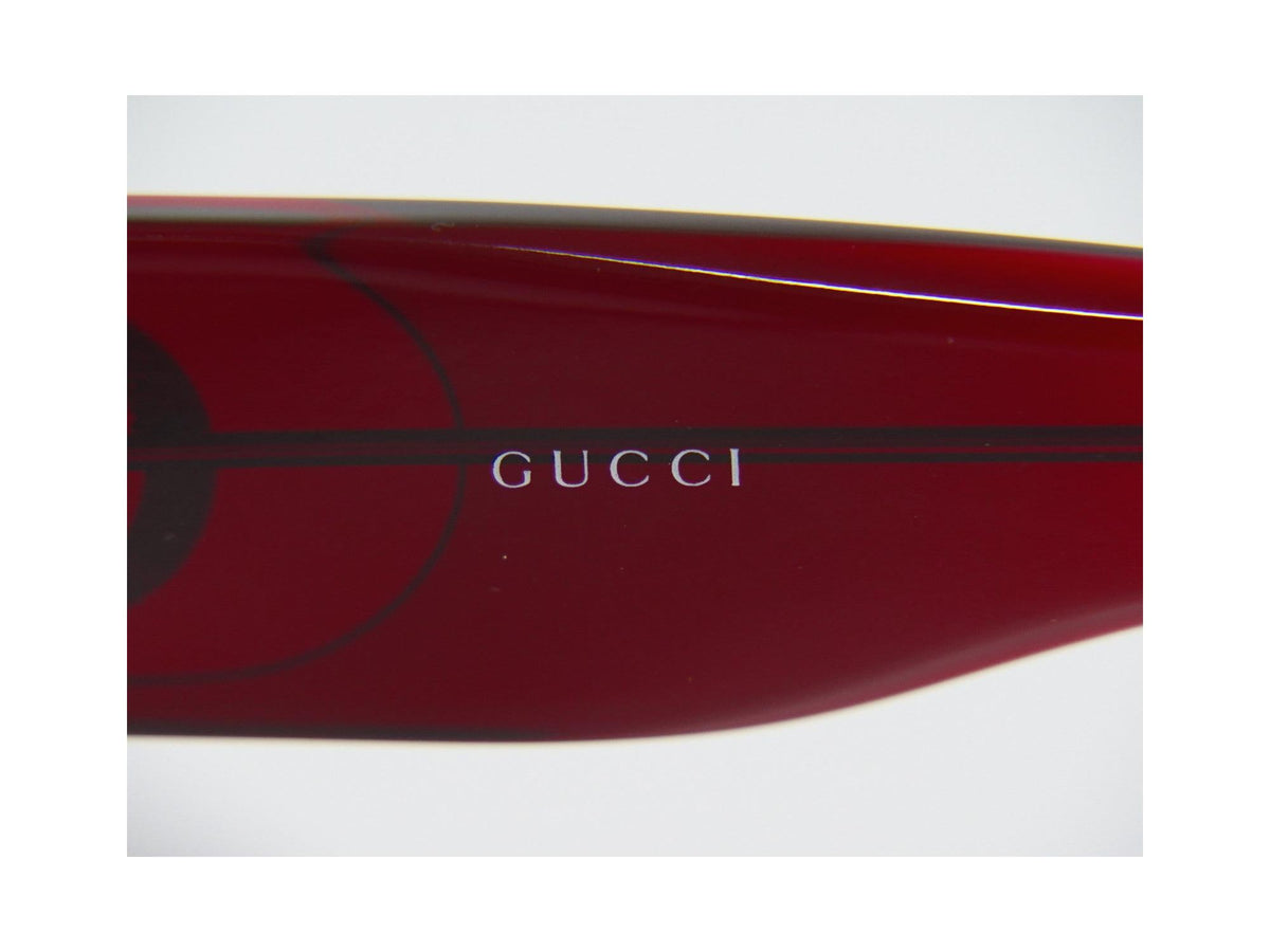 Lunettes De Soleil Gucci Eyewear Plastic - Rouge