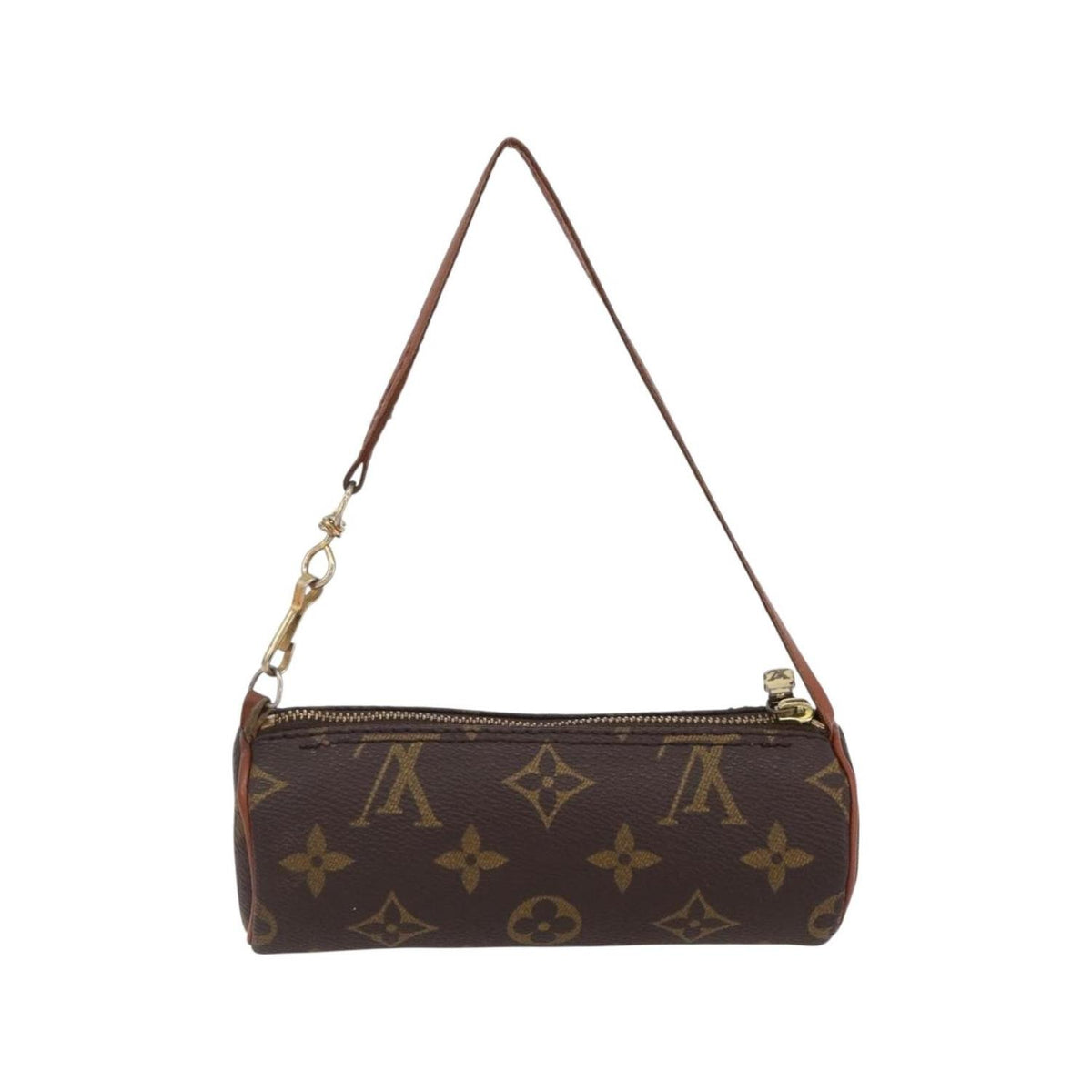 Pochette Louis Vuitton Papillon mini de lona marrón